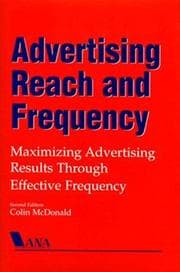 Tapa de Advertising reach and frequency