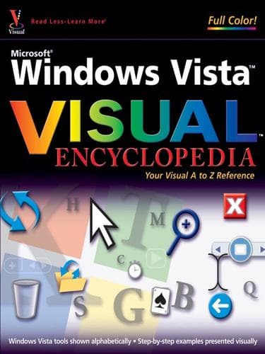 Tapa de Microsoft Windows Vista Visual Encyclopedia