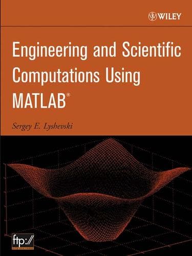 Tapa de Engineering and Scientific Computations Using MATLAB
