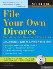 Tapa de File your own divorce (+CD-ROM)