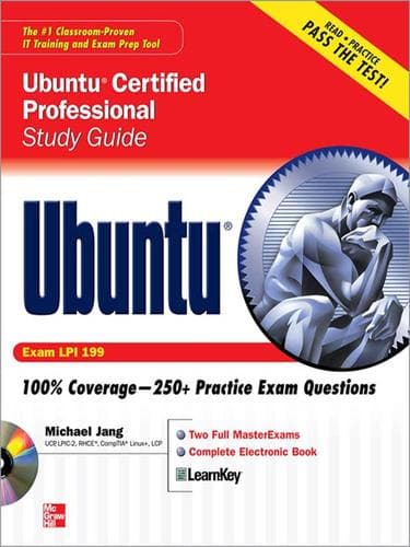 Tapa de Ubuntu certified professional study guide (Exam LPI-199)