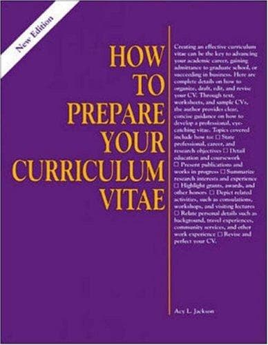 Tapa de How to prepare your curriculum vitae