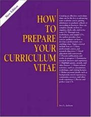 Tapa de How to prepare your curriculum vitae