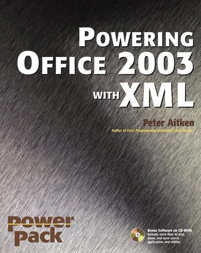 Tapa de Powering Office 2003 with XML