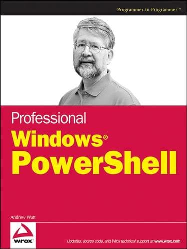 Tapa de Professional Windows PowerShell