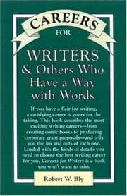 Tapa de Careers for Writers & Others Who Have a Way with Words
