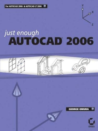 Tapa de Just Enough AutoCAD 2006