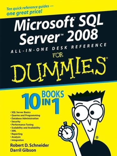 Tapa de Microsoft SQL ServerTM 2008 All-in-One Desk Reference For Dummies®