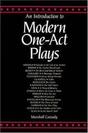 Tapa de An Introduction to Modern One Act Plays