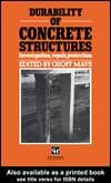 Tapa de Durability of Concrete Structures