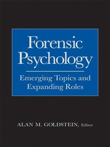 Tapa de Forensic Psychology