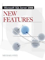 Tapa de Microsoft SQL server 2008 new features