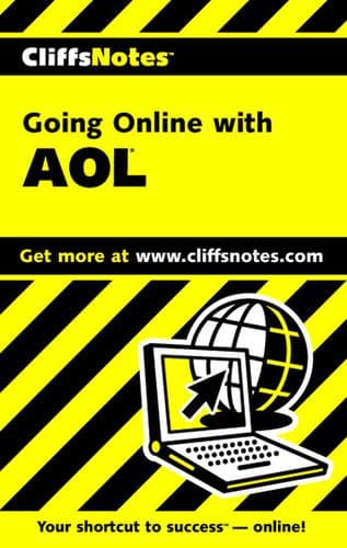 Tapa de CliffsNotes Going Online with AOL
