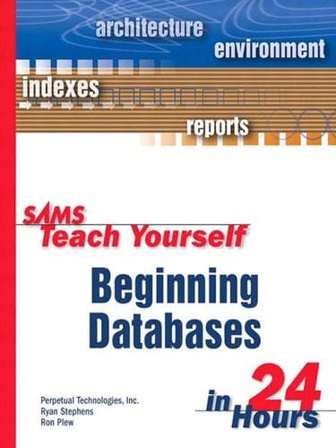 Tapa de Sams Teach Yourself Beginning Databases in 24 Hours