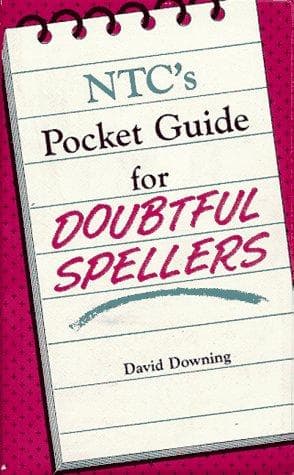 Tapa de NTC's pocket guide for doubtful spellers
