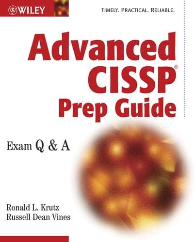 Tapa de Advanced CISSP Prep Guide