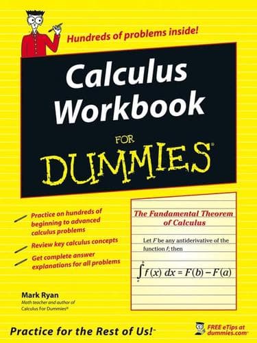 Tapa de Calculus Workbook For Dummies