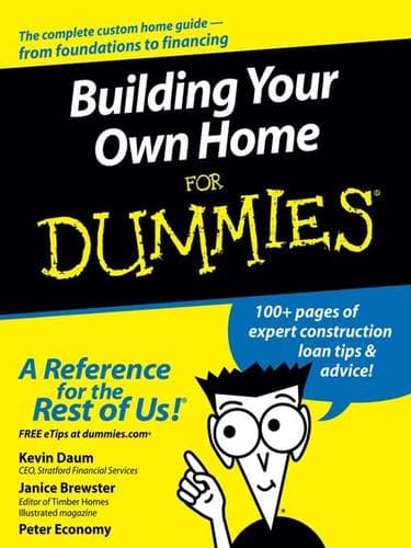 Tapa de Building Your Own Home For Dummies