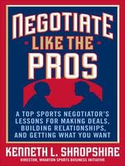 Tapa de Negotiate like the pros