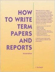 Tapa de How to write term papers and reports