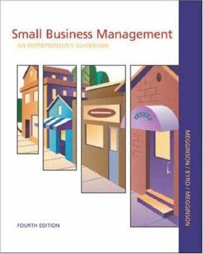 Tapa de Small business management