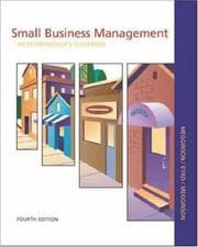 Tapa de Small business management