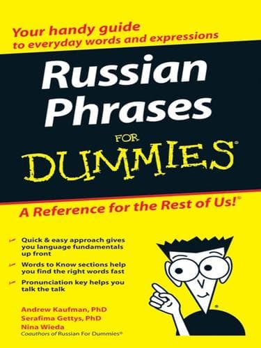 Tapa de Russian phrases for dummies