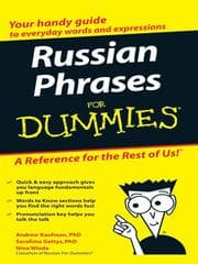 Tapa de Russian phrases for dummies