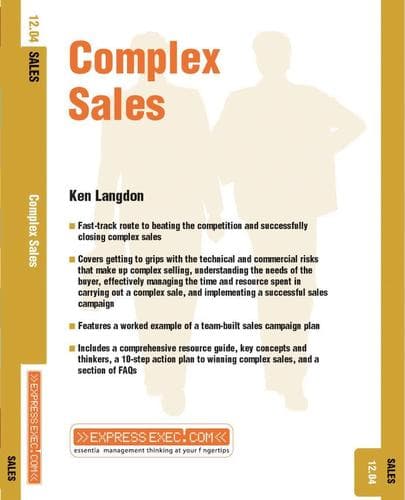 Tapa de Complex Sales