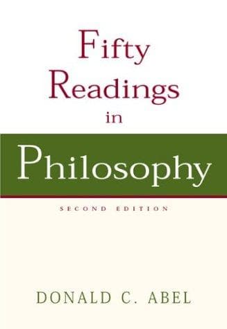 Tapa de Fifty readings in philosophy