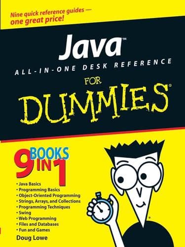 Tapa de Java All-In-One Desk Reference For Dummies
