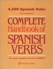 Tapa de Complete Handbook of Spanish Verbs
