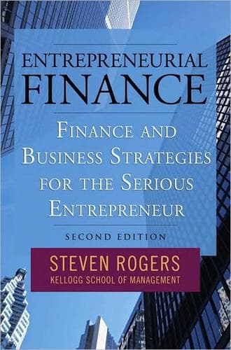 Tapa de Entrepreneurial Finance