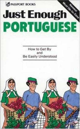 Tapa de Just enough Portuguese