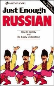 Tapa de Just enough Russian