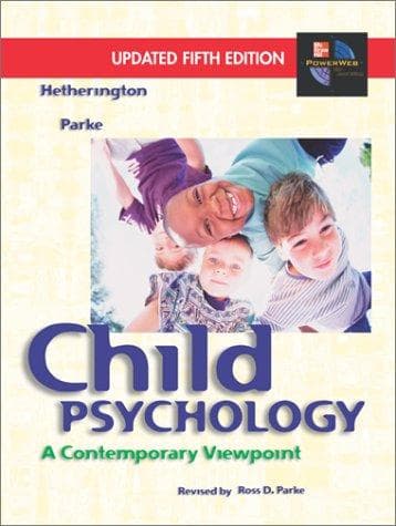 Tapa de Child Psychology