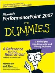 Tapa de Microsoft PerformancePoint 2007 For Dummies®