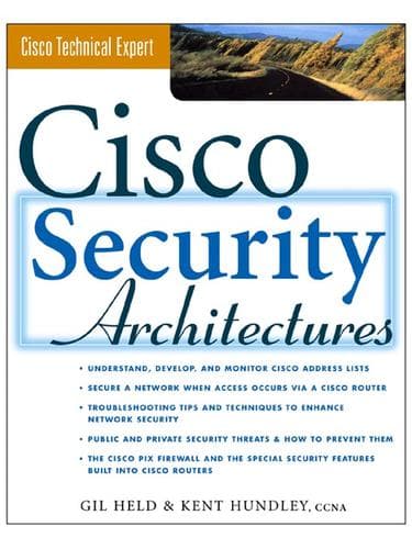 Tapa de Cisco Security Architectures