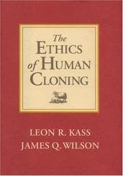 Tapa de The ethics of human cloning