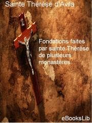 Tapa de Fondations faites par sainte Therese de plusieurs monasteres