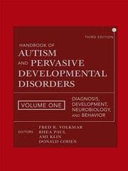 Tapa de Handbook of Autism and Pervasive Developmental Disorders, Diagnosis, Development, Neurobiology, and Behavior, Volume 1