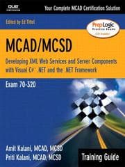 Tapa de MCAD/MCSD Training Guide (70-320): Developing XML Web Services and Server Components with Visual C#™ .NET and the .NET Framework