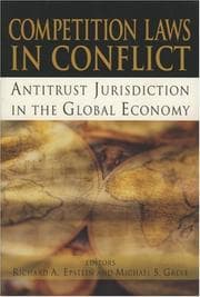 Tapa de Competition laws in conflict