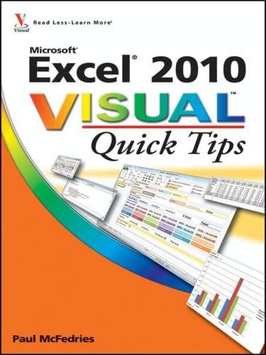 Tapa de Excel 2010 Visual Quick Tips