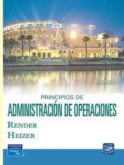 Tapa de Principios de administracion de operaciones