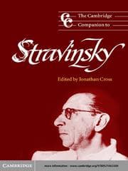 Tapa de The Cambridge Companion to Stravinsky