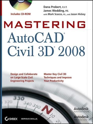 Tapa de Mastering AutoCAD Civil 3D 2008