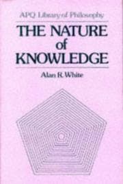 Tapa de The nature of knowledge