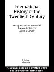 Tapa de International History of the Twentieth Century
