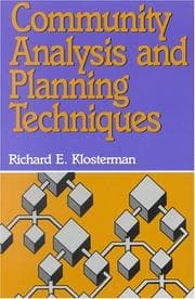 Tapa de Community analysis and planning techniques